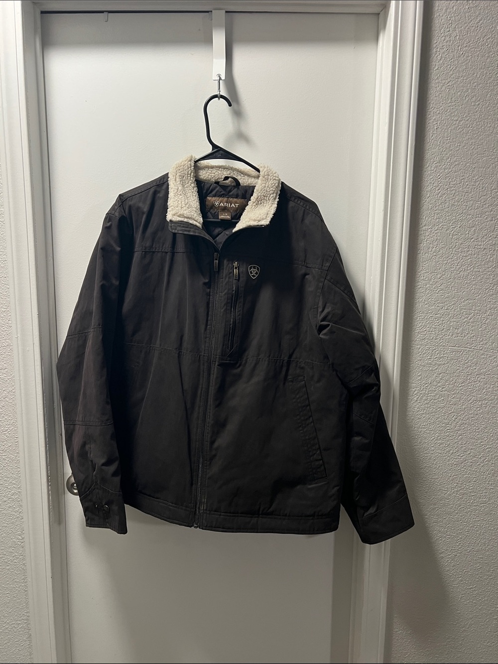 Ariat Dark Brown Sherpa Collar Field Jacket